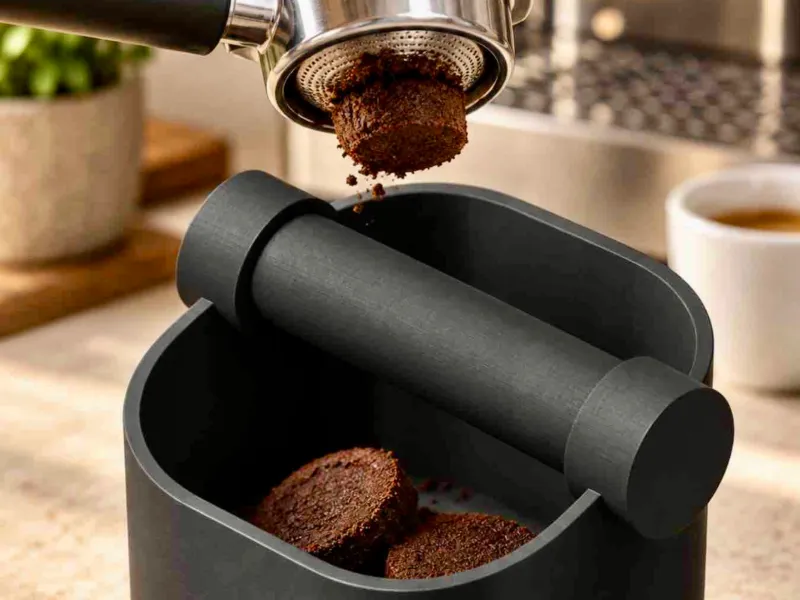 EDIXON PUCK V3 | Espresso-Klopfbox - Abnehmbare Stange