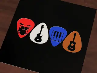 The Beattles guitar picks