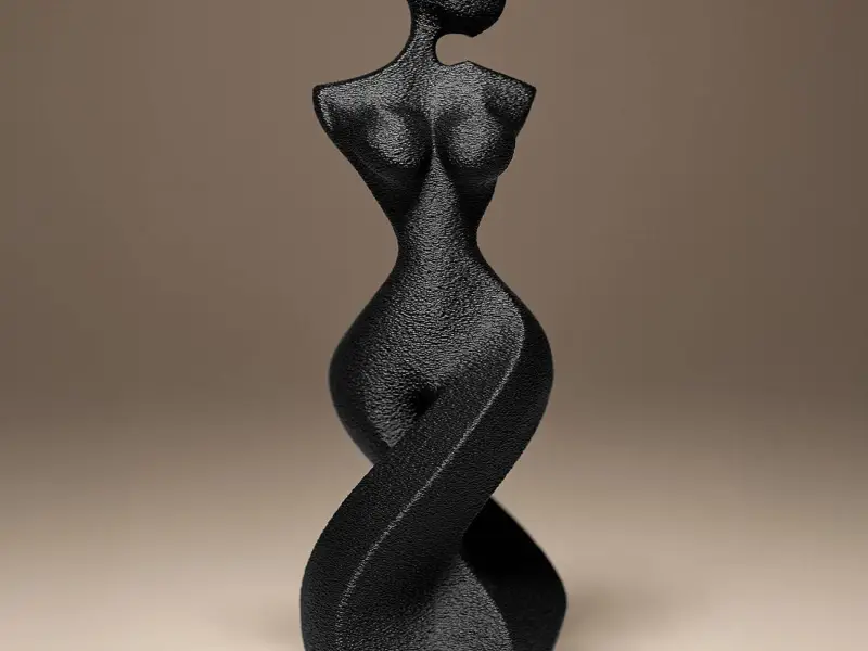 Abstrakte Frauenskulptur