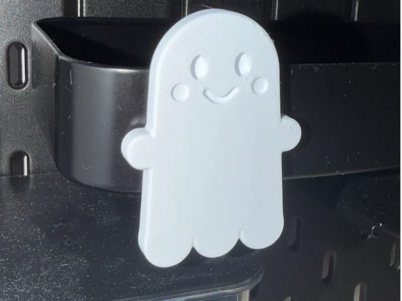 ghost fridge magnet