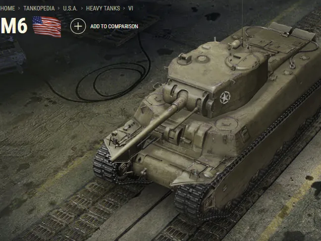 M6 HEAVY TANK, USA ARMY 1940