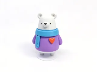 北极熊牙签盒