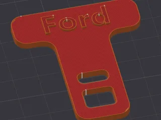 Заглушка ремня безпеки Ford Transit seat belt alarms topper
