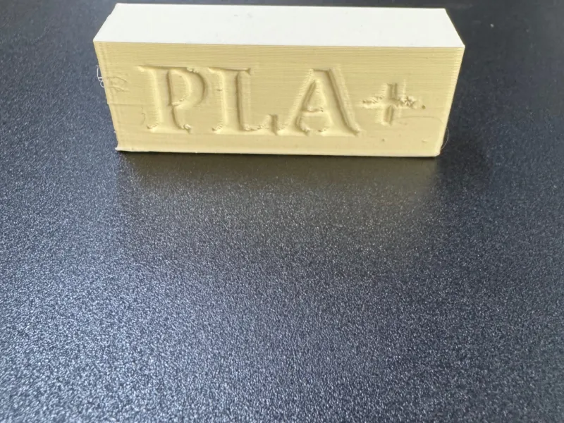 PLA+ filament material label for 19.05 mm | 3/4” dowel rods
