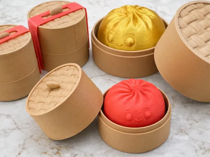 Squishy Dumpling Fidget Clickers