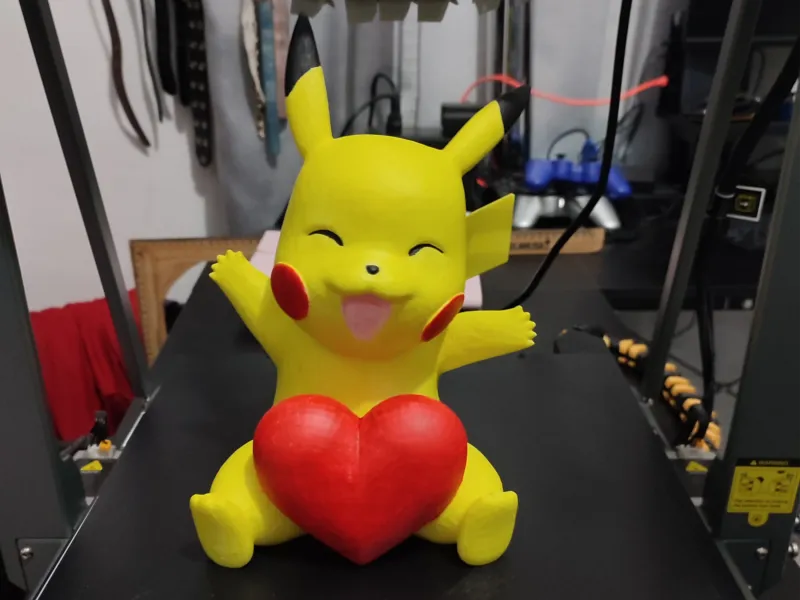 Sevgililer Günü Pikachu Kalbi