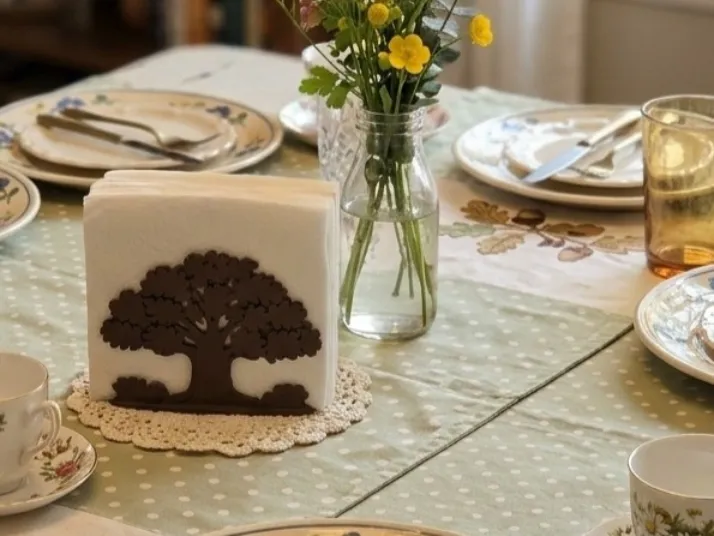 Oak Tree Napkin Holder
