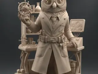 Coruja Cientista (Scientist Owl)