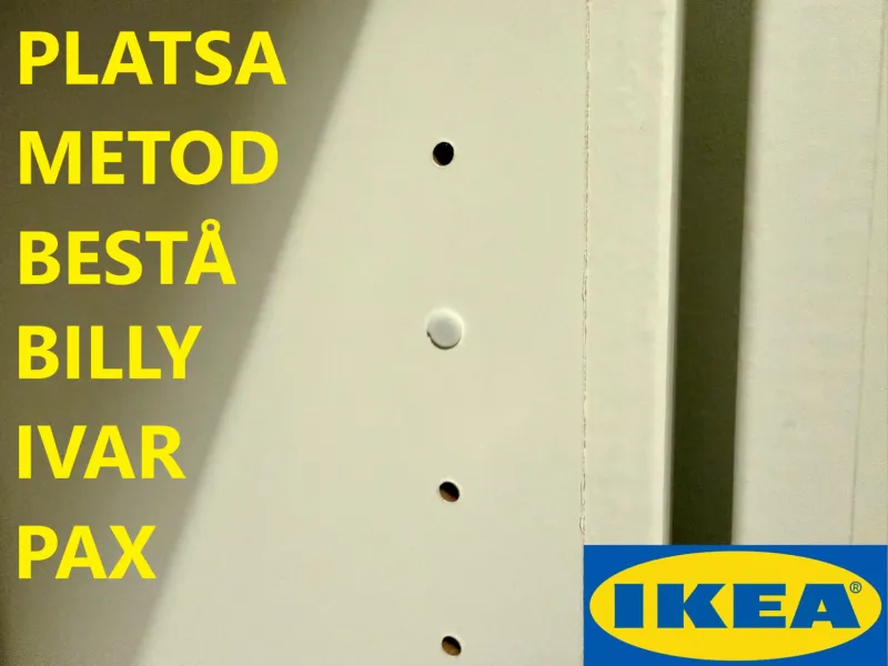 Tampas / Preenchedores para Furos de Prateleira (IKEA METOD, PAX, BILLY etc)