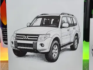 Mitsubishi Pajero – Hueforge – 3 Colors