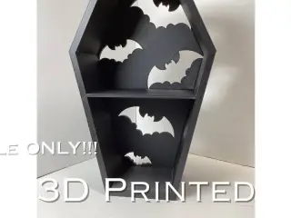 Gothic Bat Coffin Shelf