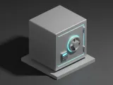 Low Poly Safe Box-0