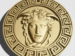 Medusa Gorgon Keychain