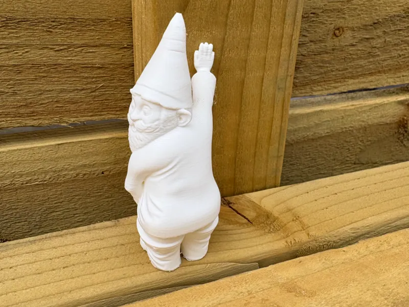 Caught Peeing Gnome