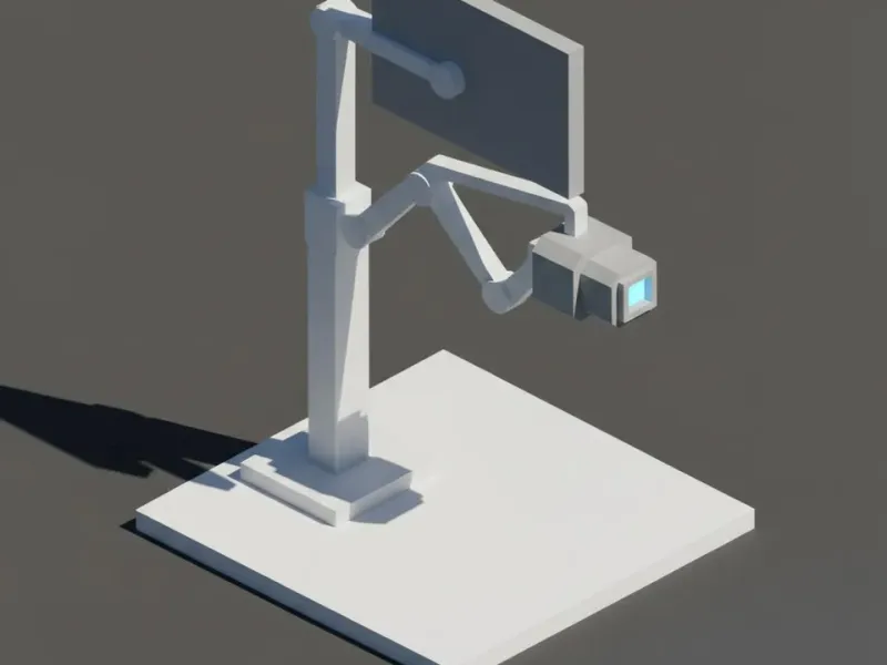 Low Poly X-Ray Machine