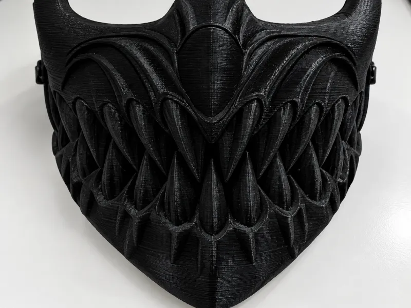 maschera metà viso alex orso fan art