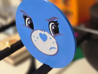 Grumpy Care Bear Coaster