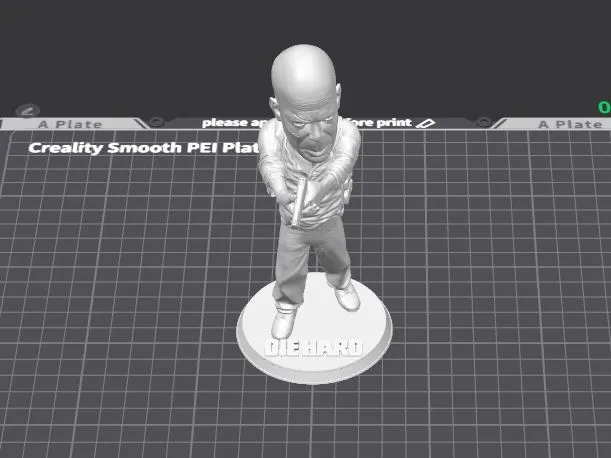 Bruce Willis Figure Die Hard_3D Model