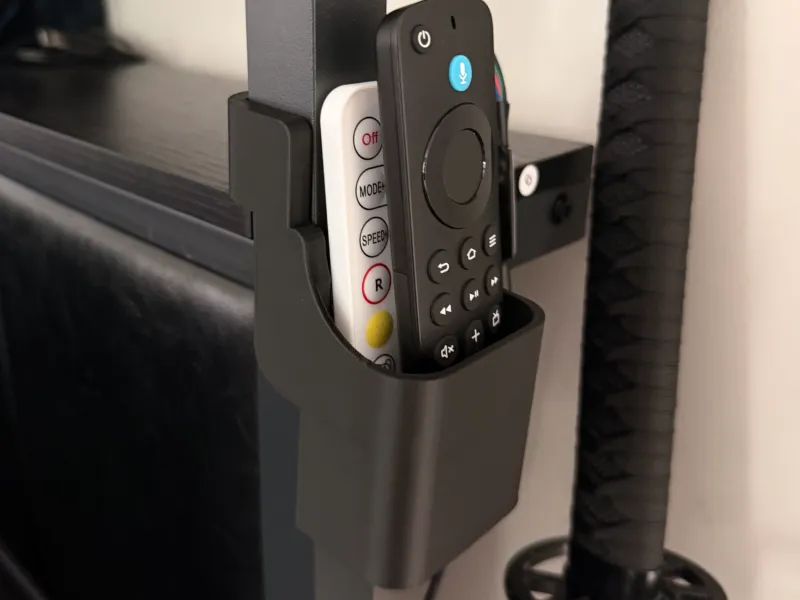 Bed remote holder