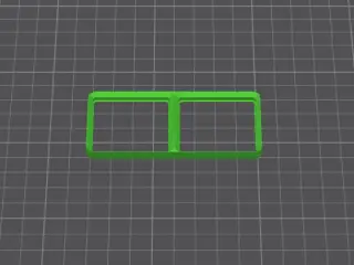 Gridfinity 2x1 Base