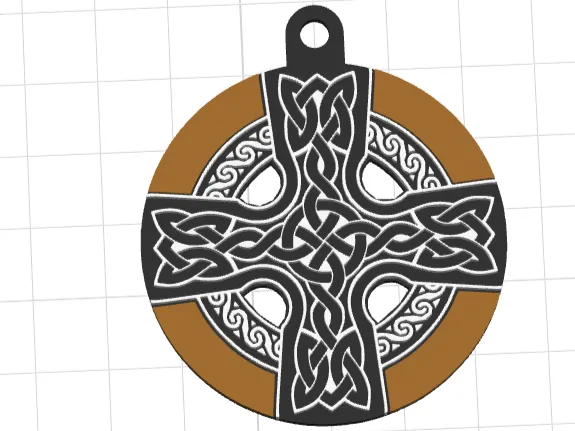 Celtic Cross Keychain - 2