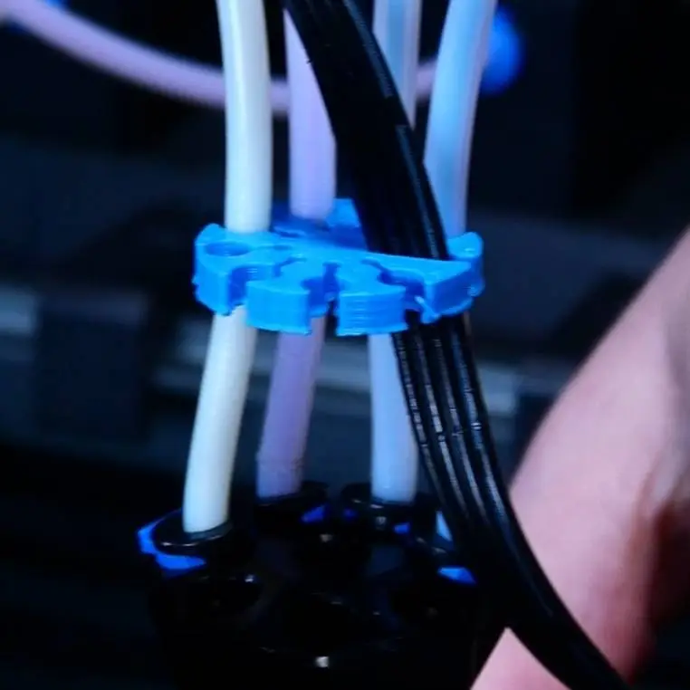 PTFE tube organizer for CoPrint ChromaHead 8-in-1 adapter
