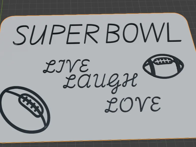 Super Bowl Sign