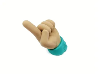 Finger key hook, coat hook
