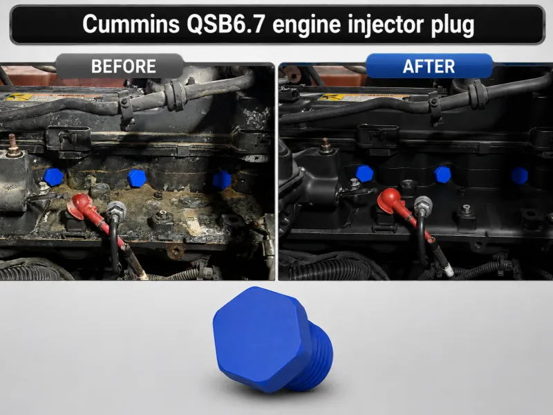 Cummins QSB6.7 engine injector plug