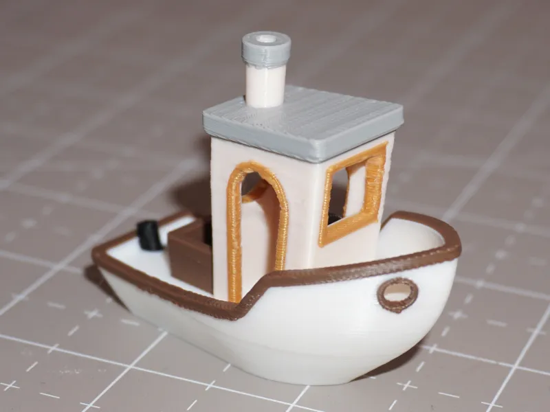 Six Color Benchy | Multicolor Test Print | Mehrfarbig