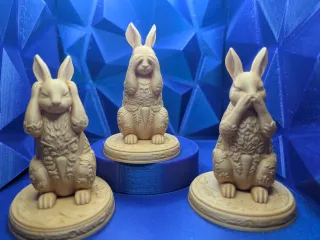 The Regency Three Wise Hares 
