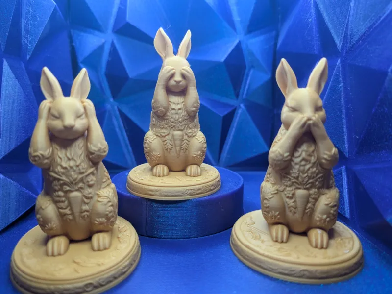 The Regency Three Wise Hares 