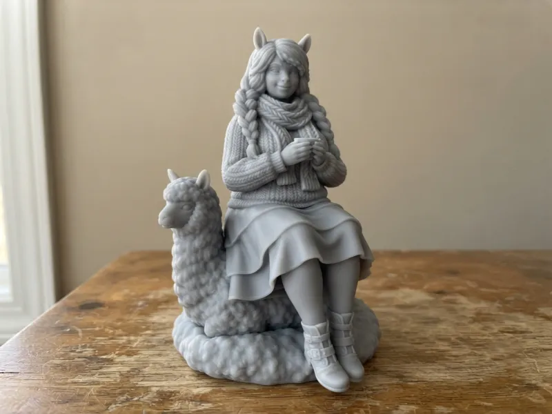 Kawaii Alpaca Girl