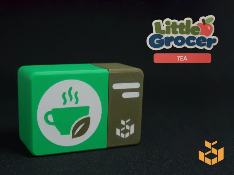 Little Grocer | Box Of Tea | Playset Expansion