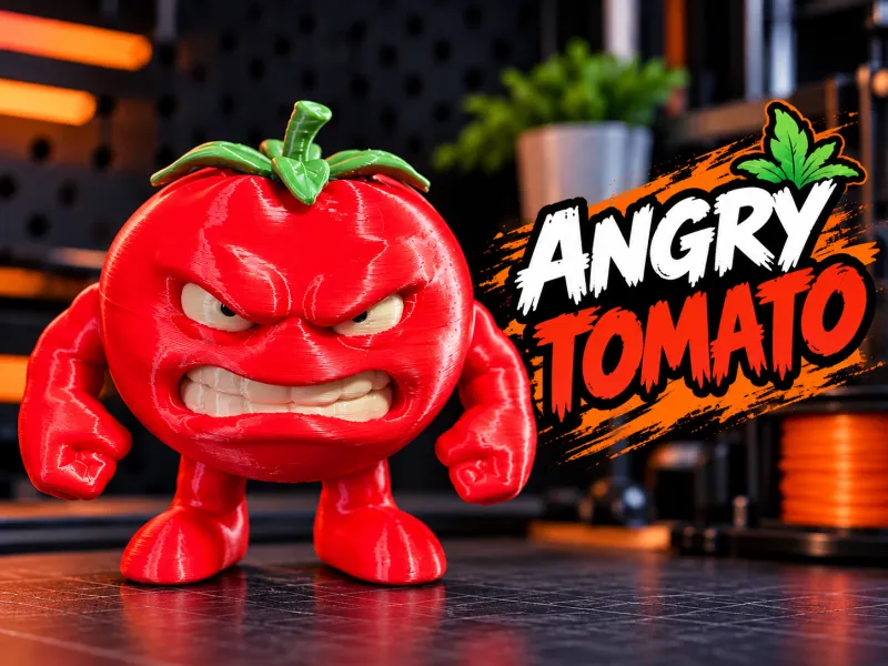 Angry Tomato Desk Buddy