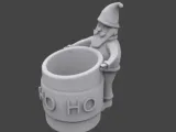 Santa Pencil Holder-0