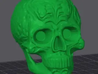Multicolor Sugar Skull – Decorated Calavera