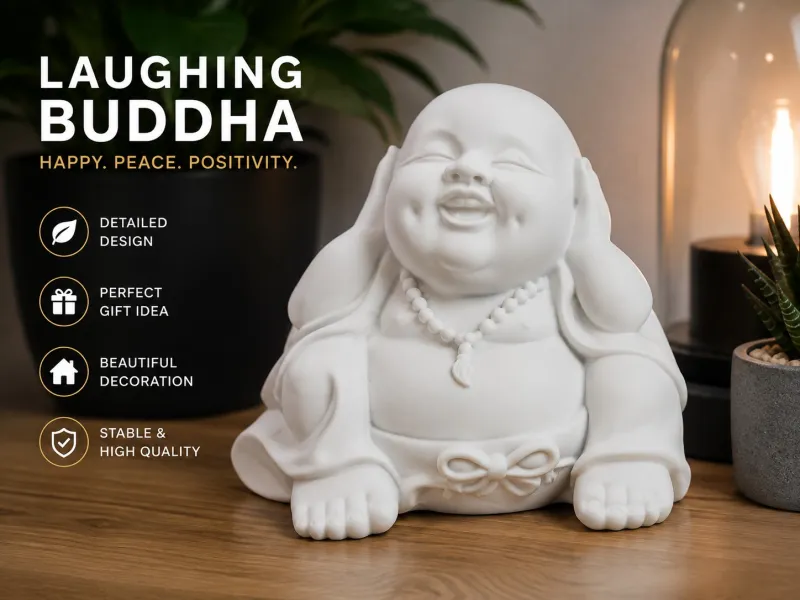 Laughing Buddha – Decorative Lucky Figurine