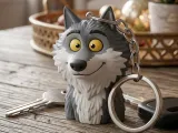 Unloved Wolf Keychain-0