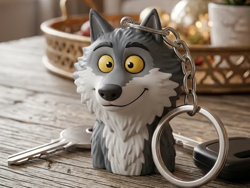 Schlüsselanhänger ungeliebter Wolf