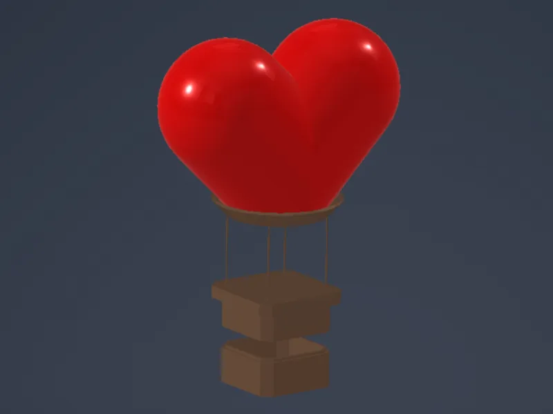 Valentine's love gift jewerly box-hot air balloon