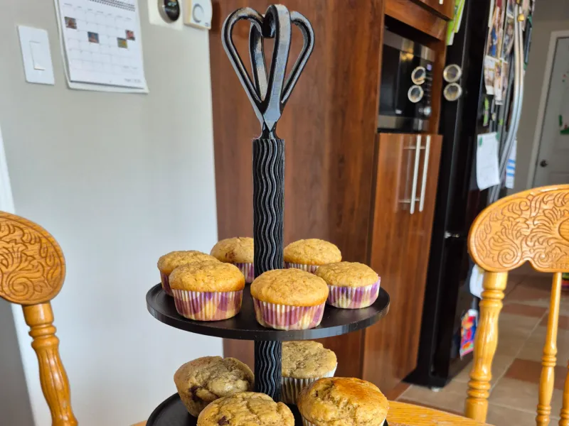 Cupcake service tray