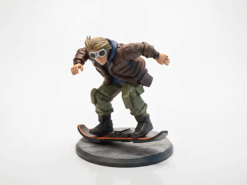 Marty McFly Hoverboard Figurine Movie 3D Printable