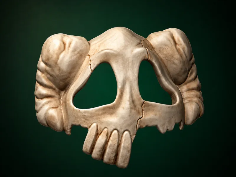 Nelliel Tu Odelschwanck Skull Mask | Cosplay STL Files