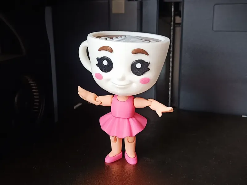Ballerina cappuccina articulated toy