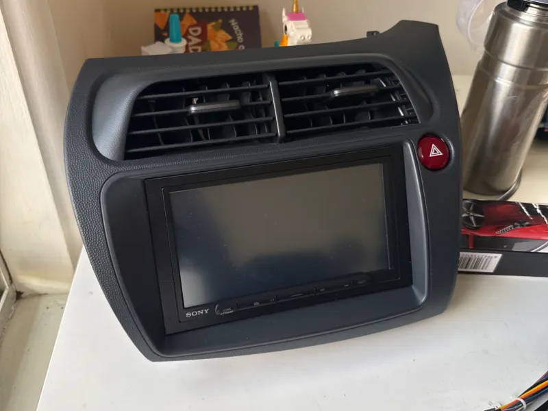 Honda Civic FN2 headunit fascia trim for SONY AX3700 AX4000