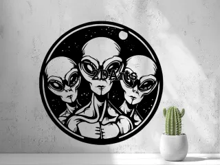 Aliens Wall Art
