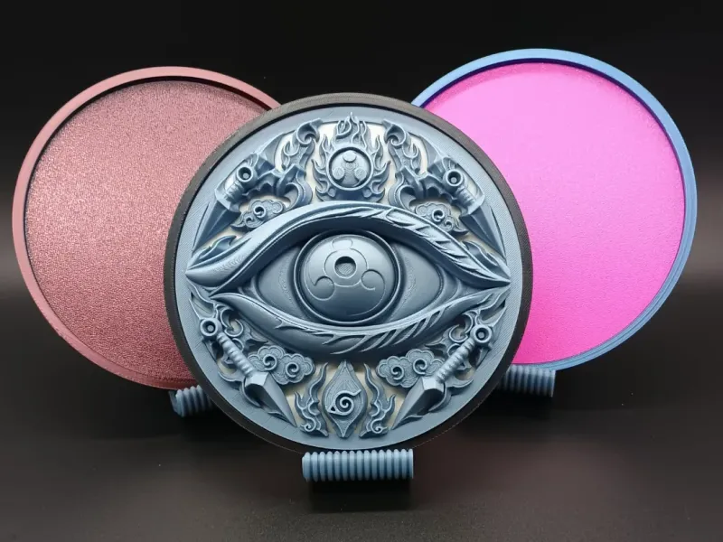 Layered Sharingan Eye Naruto Wall Art