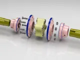 Flexible Pin Bush Coupling STL Bushed Shaft Coupling Assembl-0
