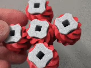 Modular fidget spinner project X 2x2 Update #4